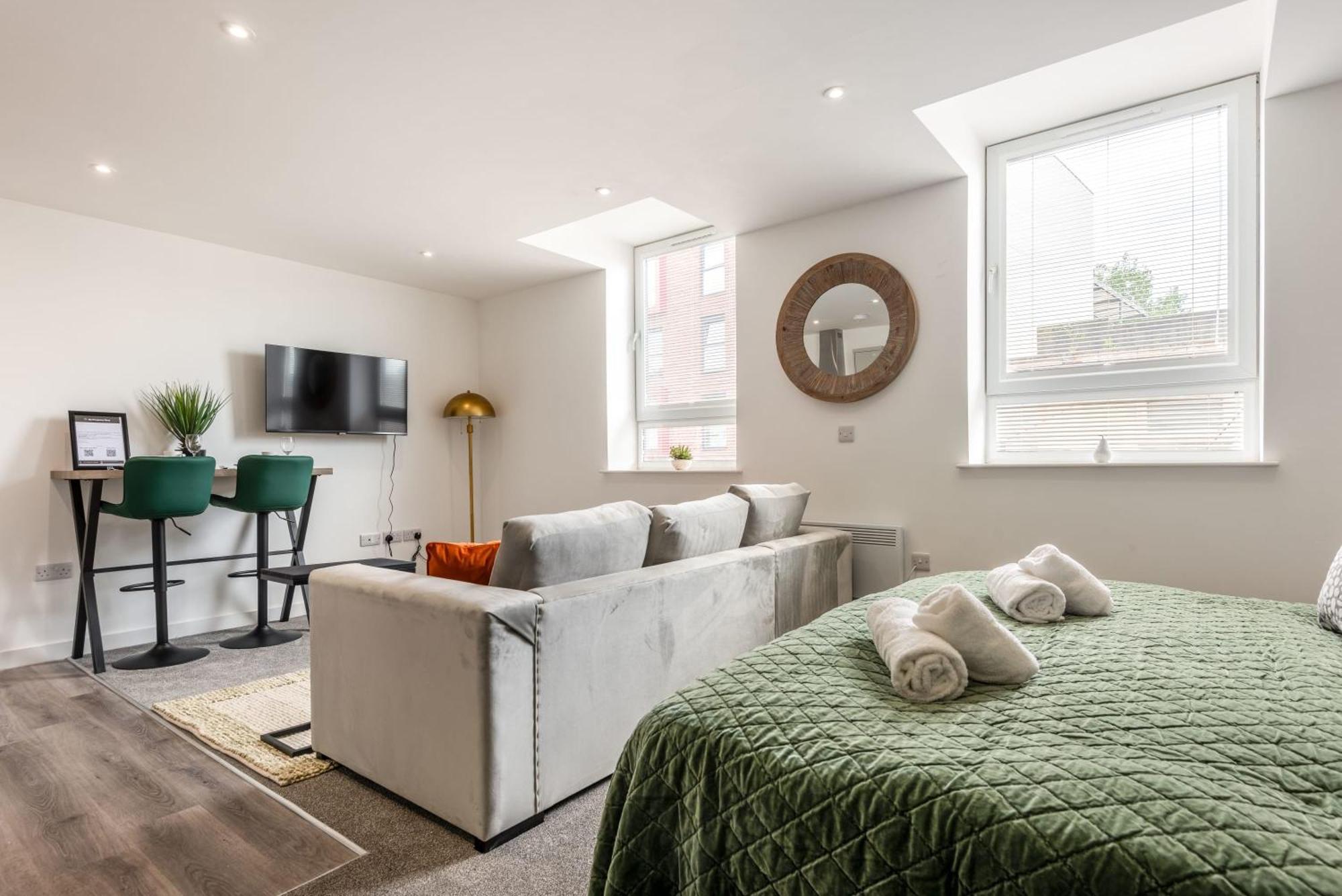 Contemporary 1 Bed Central Rotherham Studio Exterior photo